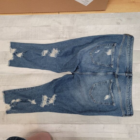Distressed Denim Jeans Size 16 By Torrid - Picture 4 of 6